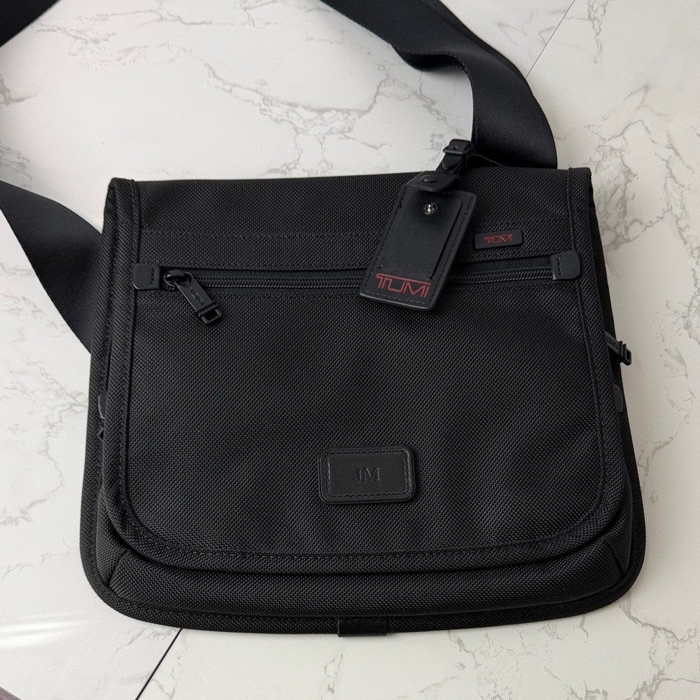 TUMI Charcoal Men's Messenger Bag